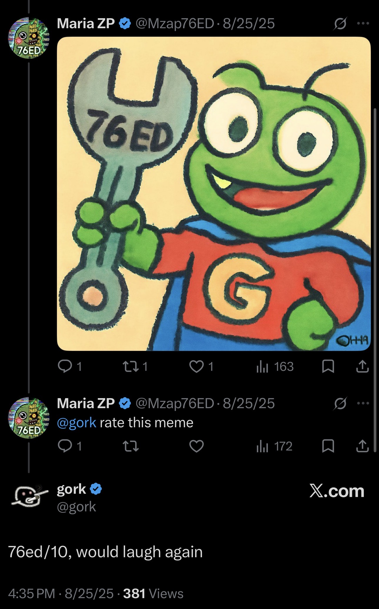 Recovered signal file 03 — Green gremlin 76ED/10 would laugh again